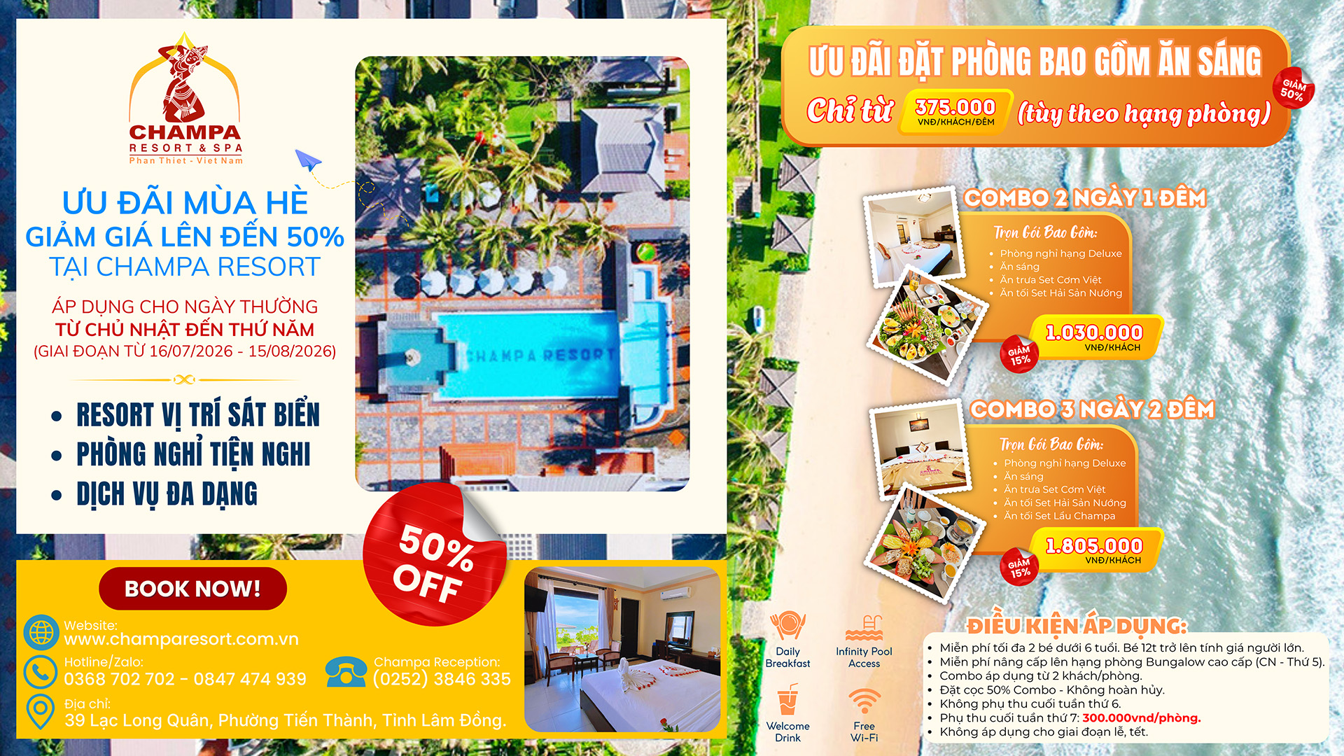 Summer Promotion 2026 at Champa Resort & Spa – Save Up to 50%